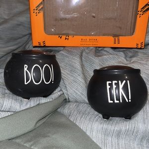 Salt & Pepper shakers - Rae Dunn - Halloween - BOO! EEK!